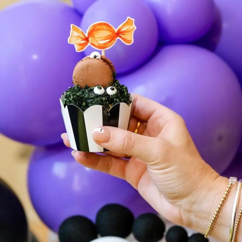 Bows & Boos Cupcake Toppers