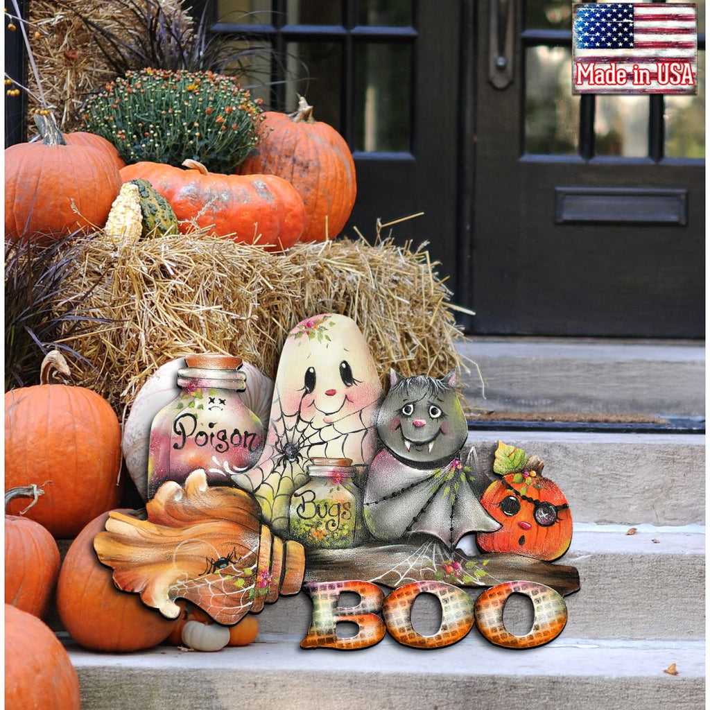 Brunhilda’s Broom Halloween Door Décor