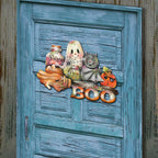 Brunhilda’s Broom Halloween Door Décor