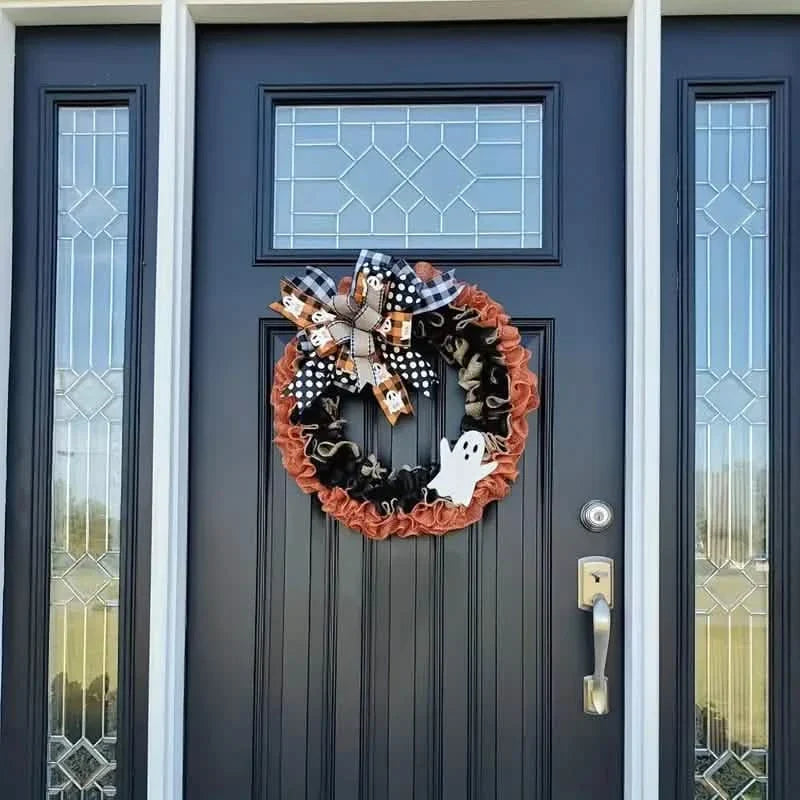 Ghost Halloween Wreath