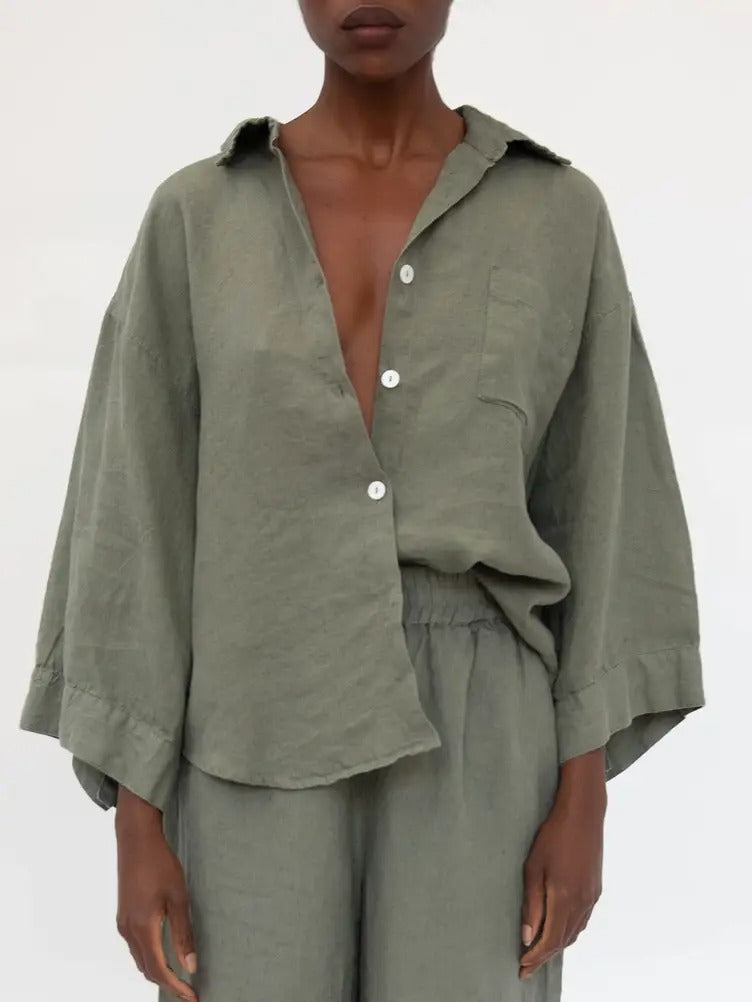 Vivian Linen Loungewear Set — product image 2