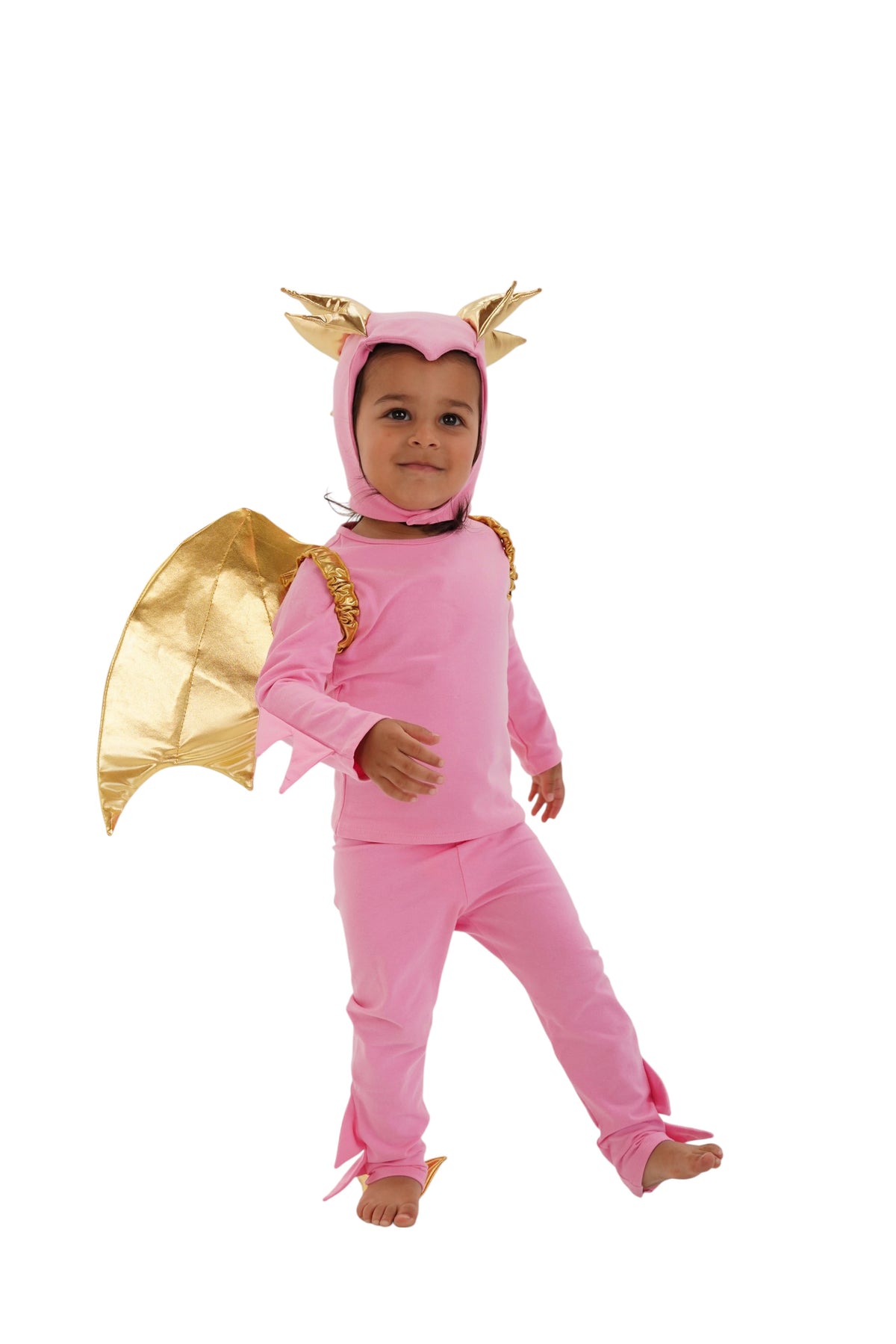 Kids’ Pink Dragon Halloween Costume