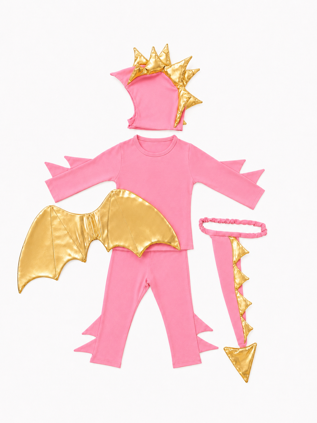 Kids’ Pink Dragon Halloween Costume